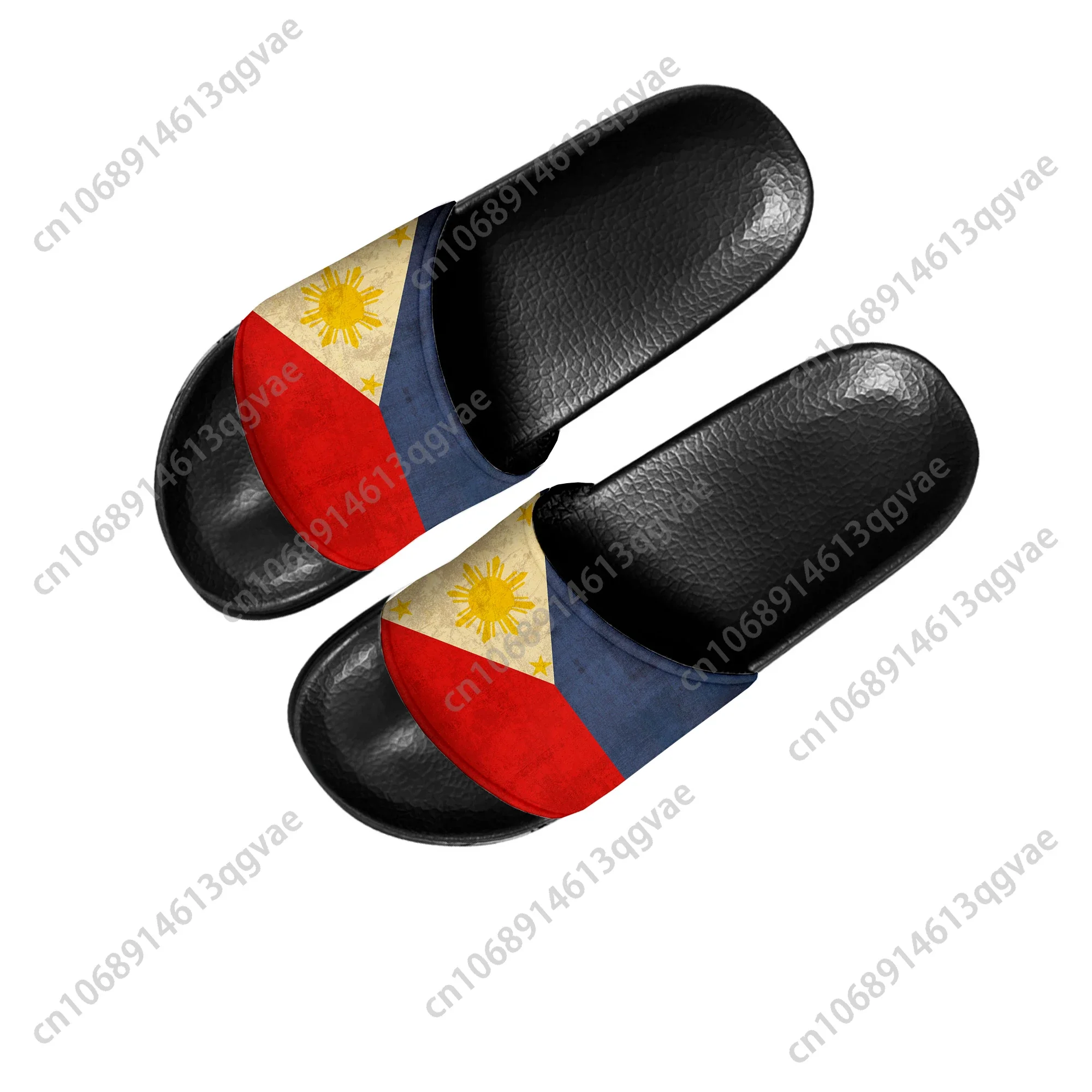 Philippine Flag Slippers Home Water Shoes Men Women Teenagers Philippines Beach Pool Sandals Custom Made Summer Slipper