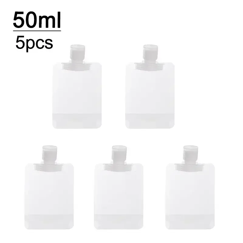 

New 5pcs 30ml/50ml/100ml Refillable Travel Boats Empty Cosmetic Container Travel Bottles Liquid