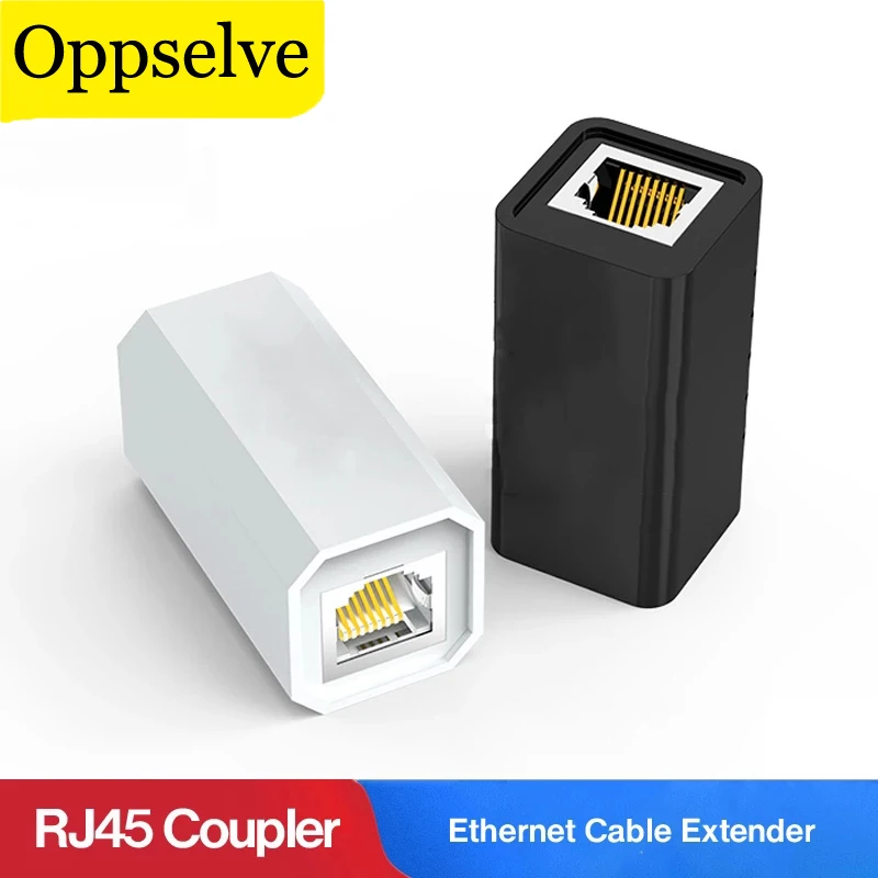 RJ45 Connector Coupler Cat8/7/6 Ethernet Adapter 8P8C Network Extender for Ethernet Cable Female to Female Ethernet  Connector