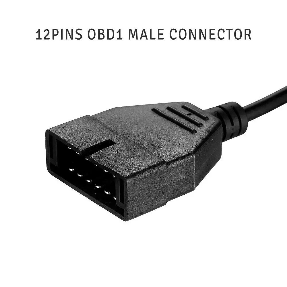 12 Pin OBD1 To 16 Pin OBD2 Convertor Adapter Cable For Diagnostic Scanner for GM