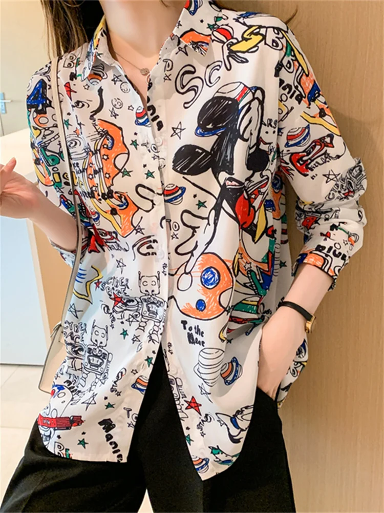 

Casual Chic Spring Autumn Women's Collar irts Transient Sle Long Sve Ultra ort Length Faion Commute Sle