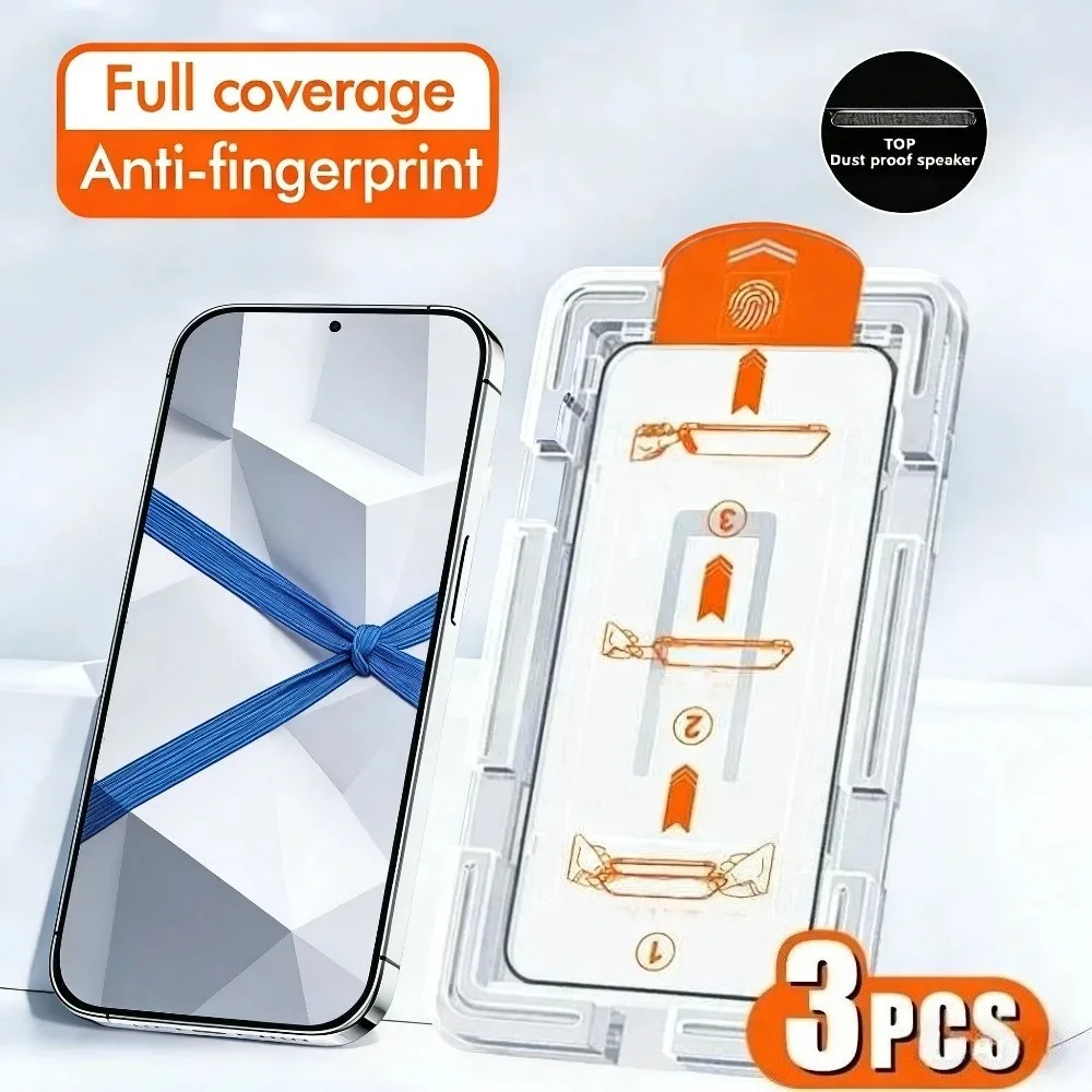 3Pcs Full Cover Screen Protector for Samsung Galaxy S26 S25 S24 Ultra S25 S24 FE S23 S22 S21 Plus One Click Installation Glass