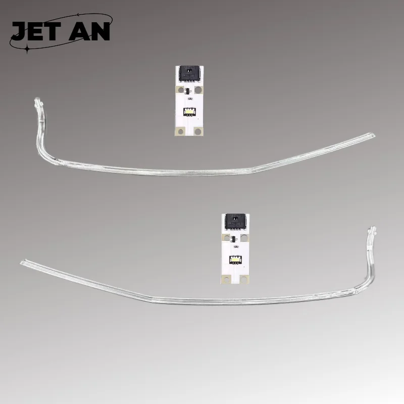 Para VW Skoda Octavia 2015 2016 2017 faros de coche Chips de tubo DRL guía de luz acrílica tira de luz DRL placa