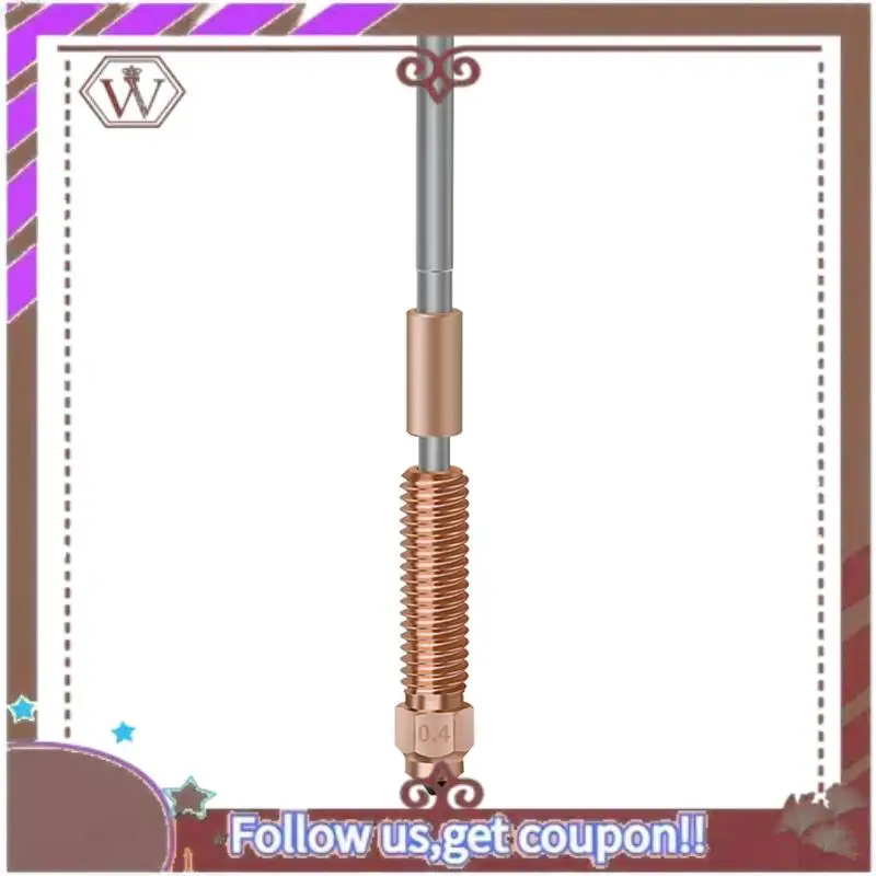 ABBG-طباعة عالية التدفق ترقية فوهة ملحقات الطابعة ثلاثية الأبعاد الأصفر للطابعة K1 Max K1C Ender-3 V3 ثلاثية الأبعاد Hotend 0.4 مم 0.6 مم 0.