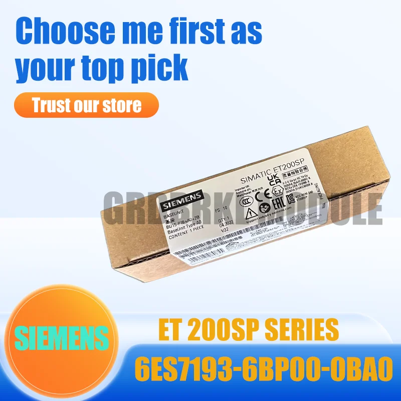 

New original SIEMENS 6ES7193-6BP00-0BA0 6ES7 193-6BP00-0BA0 ET 200SP bus module