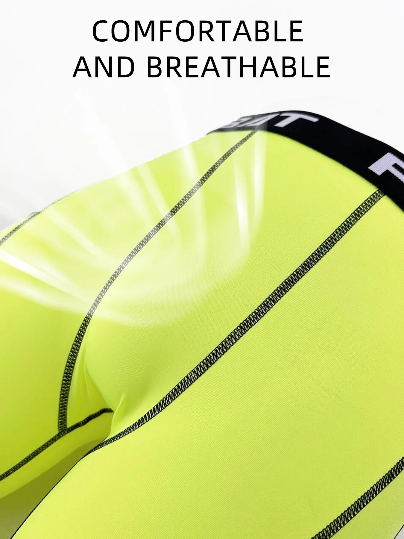 Choisissez 1 à partir de 7! Short de cyclisme, design « PRO COMBAT », tissu respirant + coupe ajustée, ombre tendance