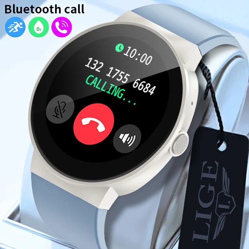 

LIGE Custom Dials Watches 2026 Smart Watch Women Bluetooth Call Blood Oxygen Monitor Sport Fitness Men Smartwatch Ladies