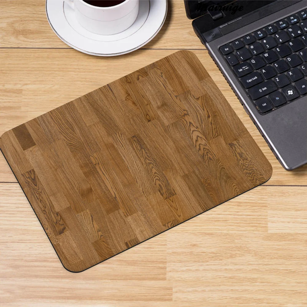 Oak Wood Texture Mouse Ped Keyboards Table for Pc Gaming Mouse Mat Laptop Gamer Carpet for Mouse Surface for Computer Mouse