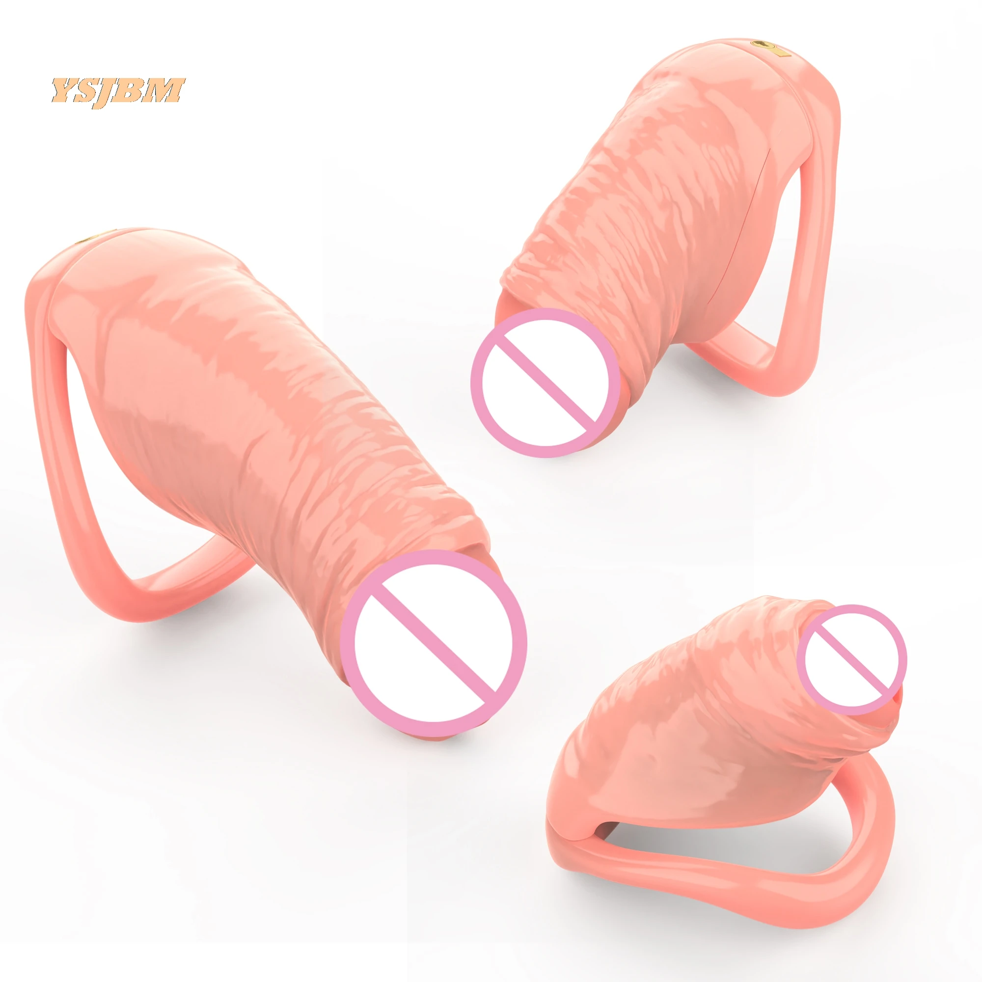 Utdisguise Ultra Male Realistischer CB Cock Cage Penis Keuschheit verstecktes Schloss.Penis Bondage Abstinenz Anti-Cheating Sexspielzeug für Erwachsene