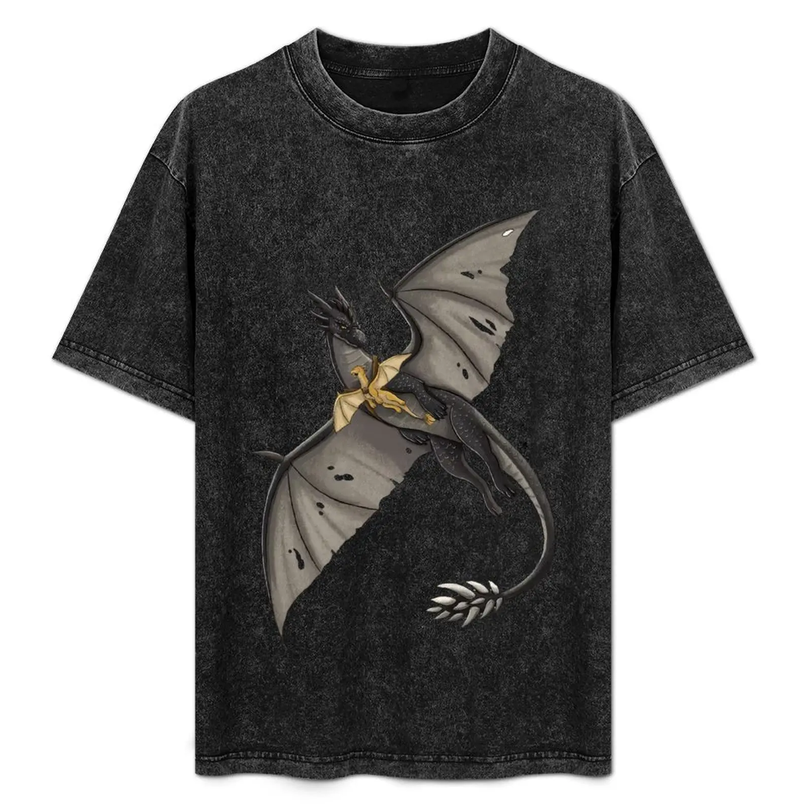 

Fourth Wing Dragon T-Shirt Big Size Loose Fit Tee Shirt