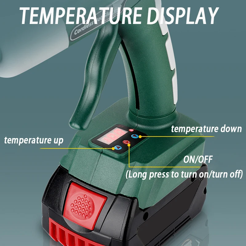 Imagem -05 - Recarregável sem Fio Hot Melt Glue Gun com Varas Home Faça Você Mesmo Repair Tool Makita Dewalt Milwaukee Bosch Bateria 18v