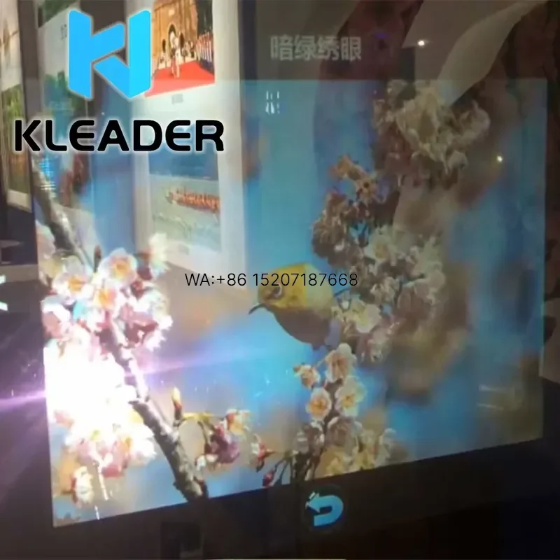 Wmwmnu Interactive Shop Window Advertising Store Front Digital Display Projection System Touchscreen 3D Holographic Solutions