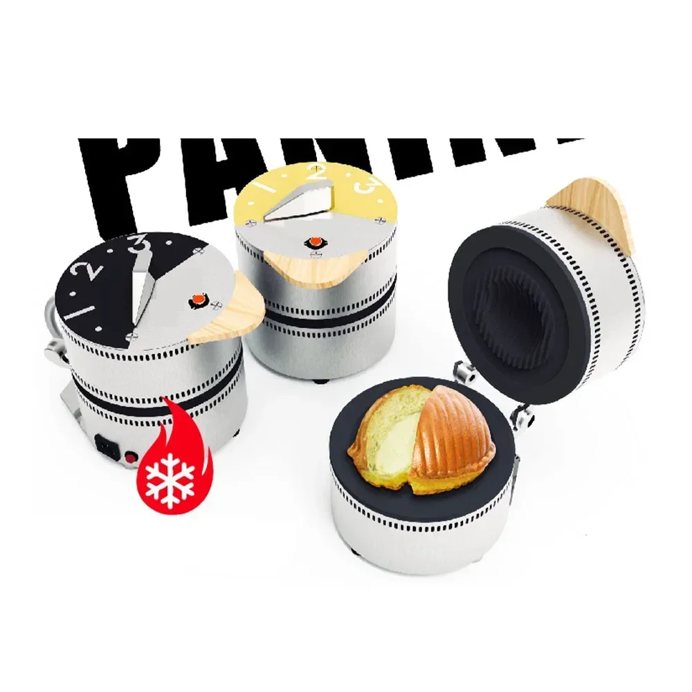 Hamburguesa Gelato Panini helado sándwich placa calefactora parrilla Snack Bar equipo eléctrico 900W hamburguesa máquina de gofres