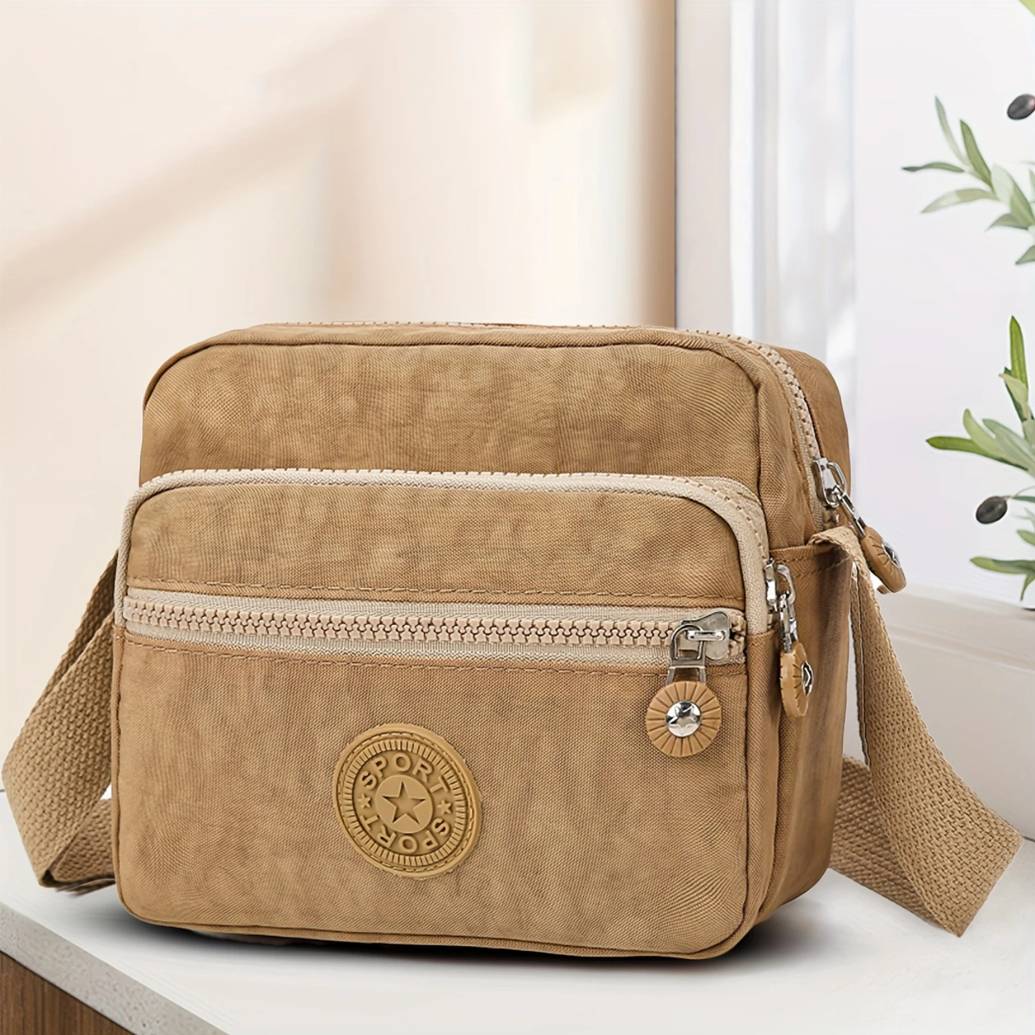 

Nylon Crossbody Bag - Stylish & Durable Mobile Phone Organizer - Versatile for Travel, Sport & Casual Wear