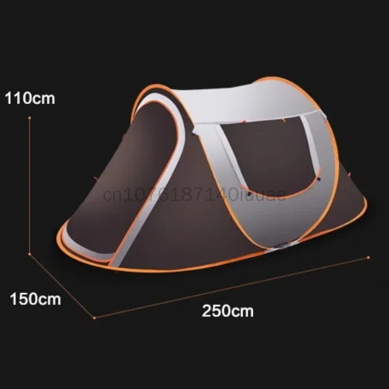 Fully Automatic Quick Opening Fold Windproof Ultraviolet-Proof Portable Outdoors Picnic Mountaineering Beach Camping 3-4 People