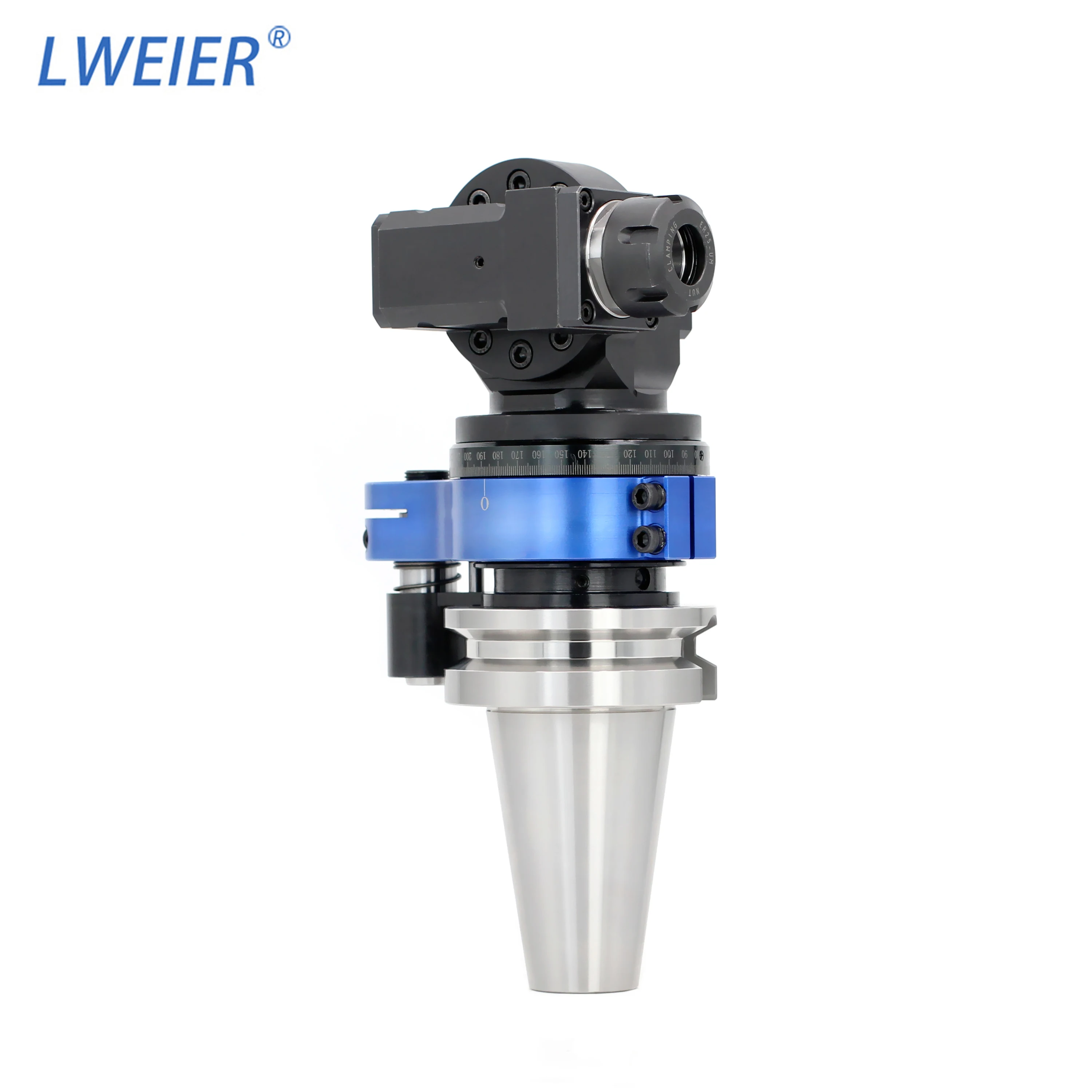 LWEIER BT50 Offset Universal Side Milling Head Milling Machine 10kg Lightweight Design High Speed & High Rigidity