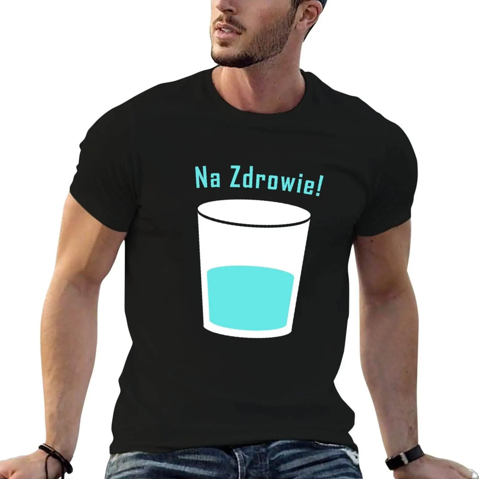 

Na Zdrowie! Polish version of Cheers! Vodka T-Shirt graphic shirts oversized mens graphic t-shirts funny