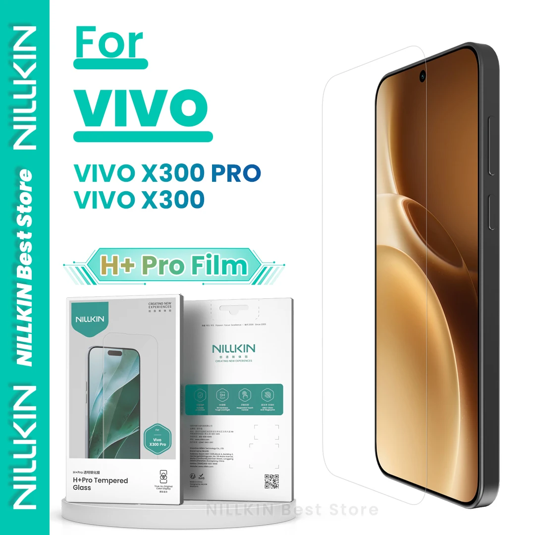 

Nillkin For Vivo X300 Pro / Vivo X300 Phone Front Screen Protector 9h Hd Anti Explosion Screen Tempered Glass Film H+Pro Series