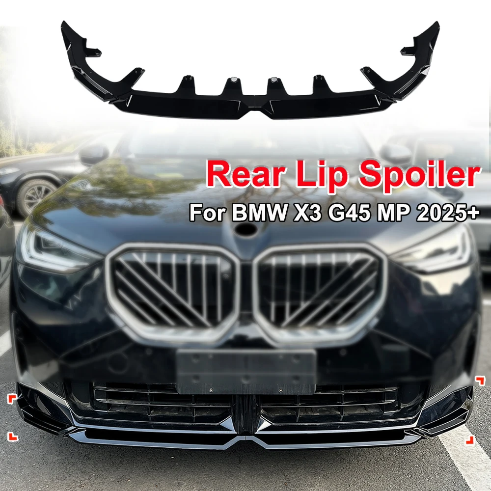 

Front Lip Spoiler Front Bumper Shovel Exterior Modification Car Body Kit For BMW X3 G45 MP 2025+