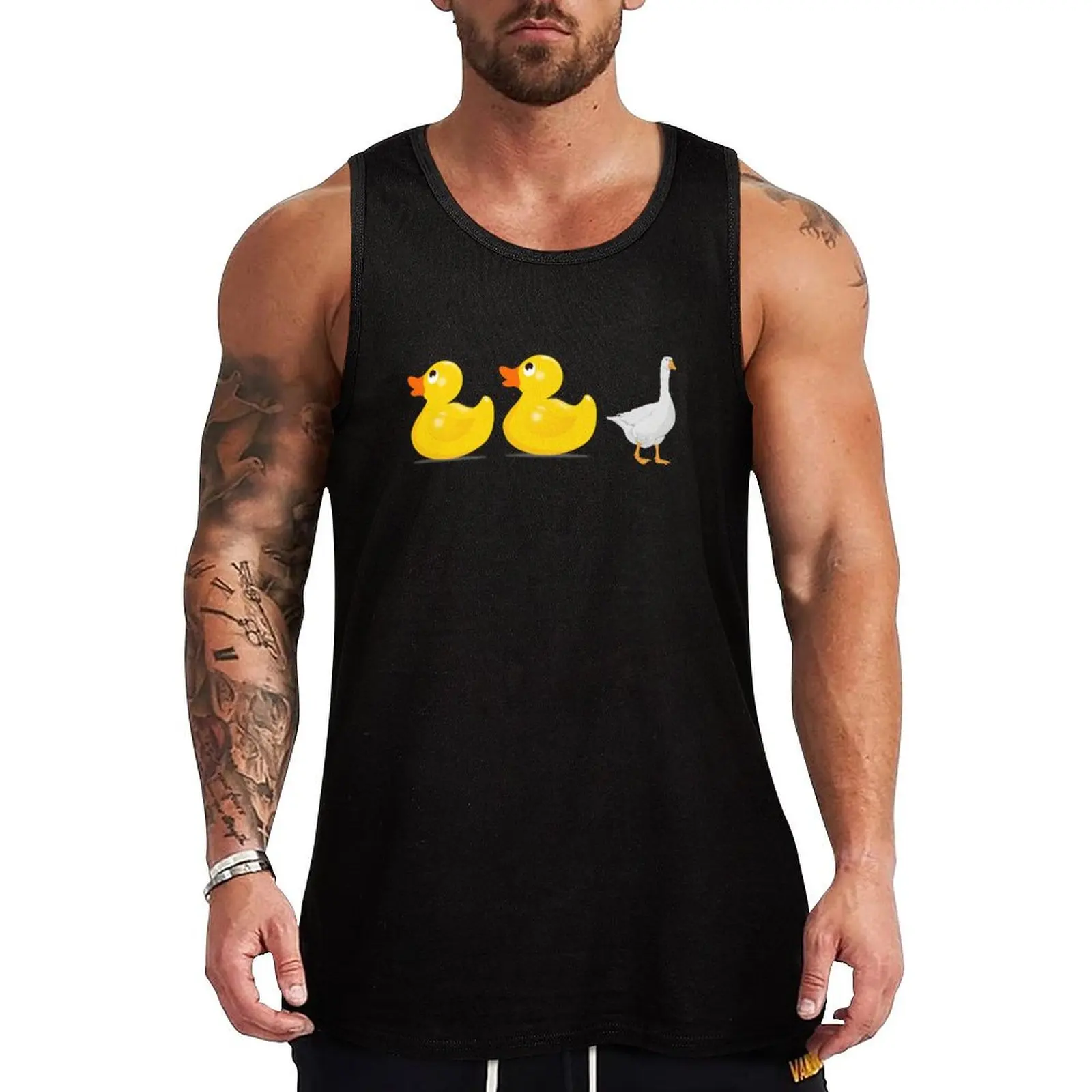 

Duck duck goose Tank Top summer clothes Men's gym t-shirt clothing men