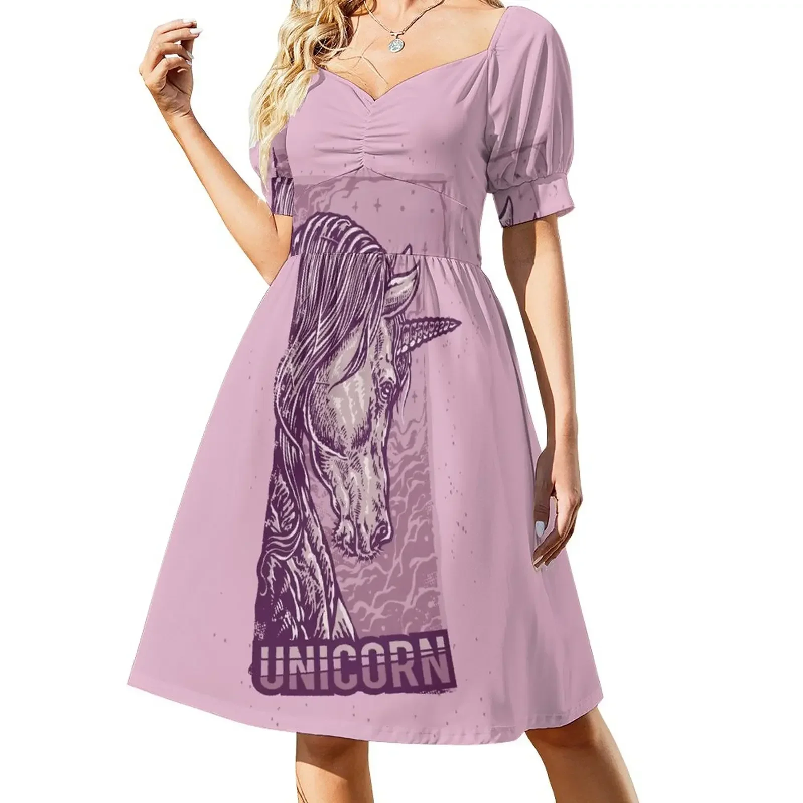 

The fancy unicorn horse cartoon style illustration Sleeveless Dress Cocktail of dresses dress summer 2025 women Dress