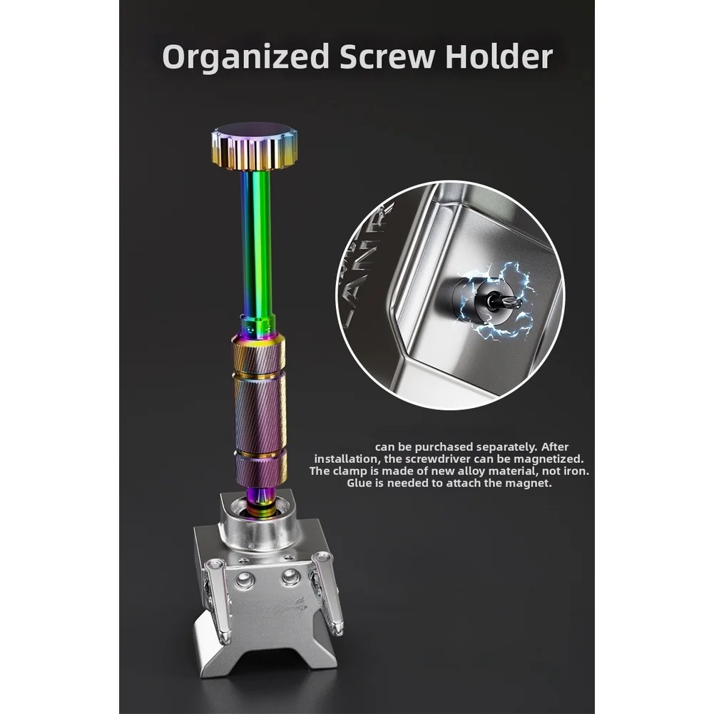 Motherboard Stand Soldering Fixture Adjustable Clamping Distance Non-ferrous Alloy Material Rust Resistant Lightweight Design
