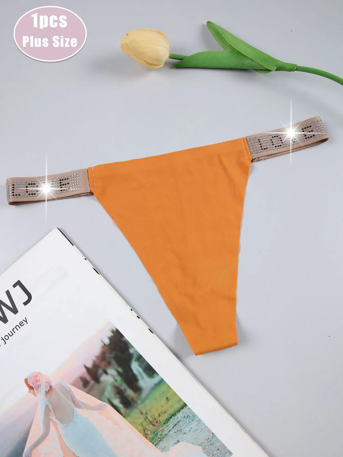 1PCS Women Ice Silk Seamless Underpants Panties Sexy Sport Thongs Low Rise Breathable G-string