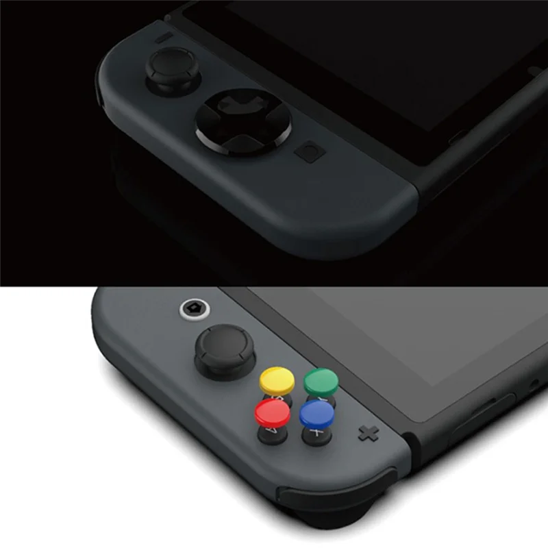 Ingenious-Game Joystick Protective Rocker Cap Thumb Grip Cover D-Pad Button Case For Switch Lite Joycon Game Console Accessories