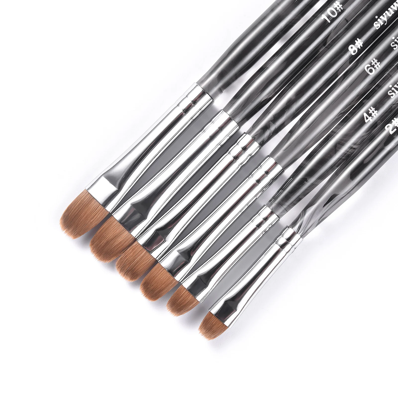 Dual-Ended Nail Art Brushes And Dotting Kolinsky Sable Pens Professional Manicure Detailing Tools French Nail Art Pen 2#-12#