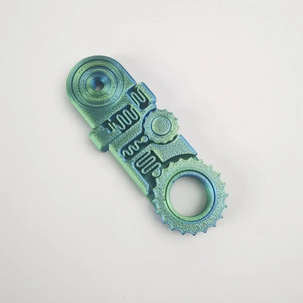5-in-1 Fingertip Gyro Mechanical Spinning Top 3D Printing Hand Spinner Gearwheel PLA 360° Roatating Spring Gear Chain Gyroscope