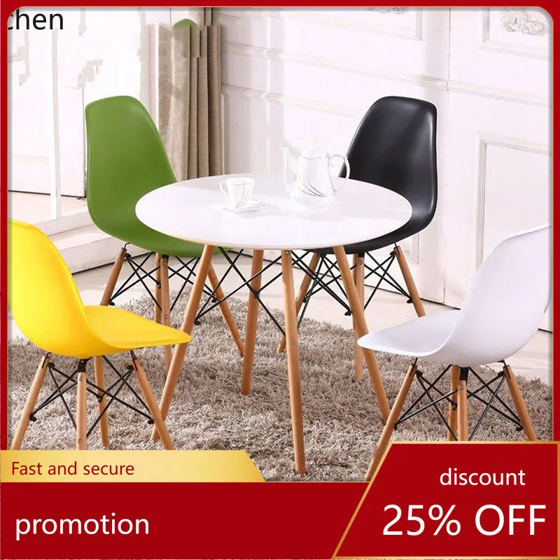 

CZ Casual Meeting Table and Chair Set Conference Reception Negotiation Guest Cafe Dining Table Small Round Table