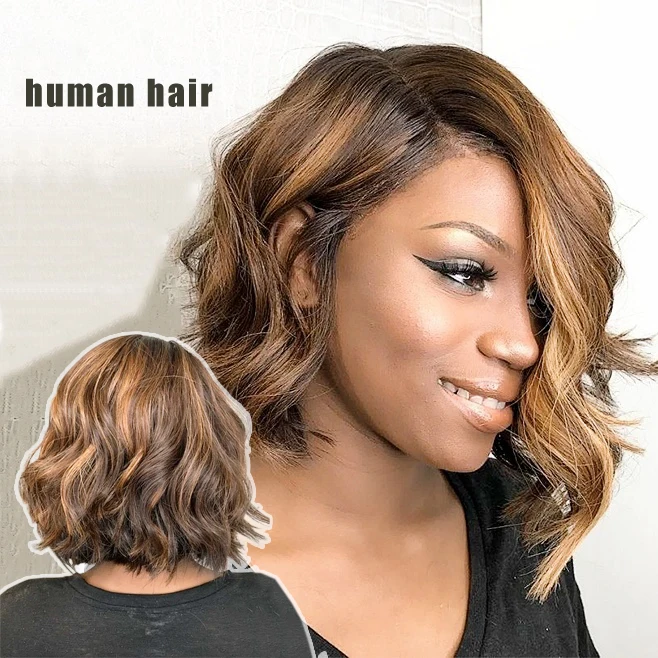 13x4 الجسم موجة يسلط الضوء على باروكة من شعر طبيعي HD الدانتيل الشفاف شعر مستعار أمامي الشعر البرازيلي العسل شقراء 4/27 اللون 200% الكثافة Wav