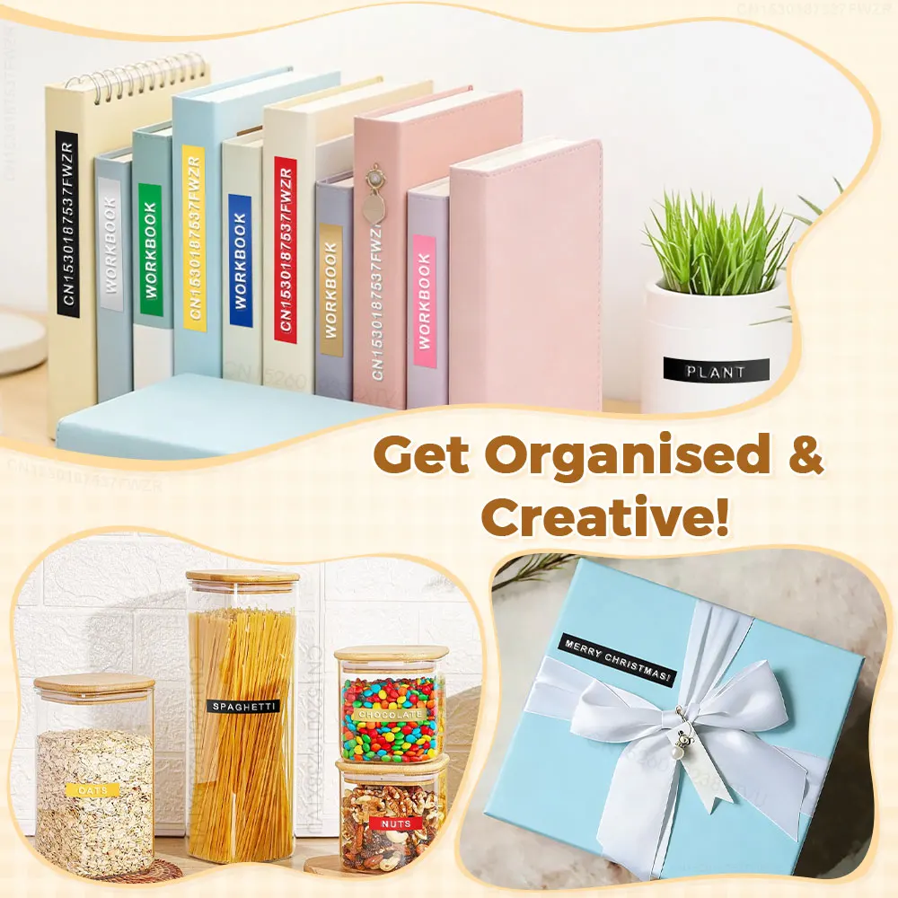 Mini Label Printer Maker Motex E101 Dymo Labeler Portable 3D Embossing Typewriter Replace for B90 Dymo 12965 Labeling Machine