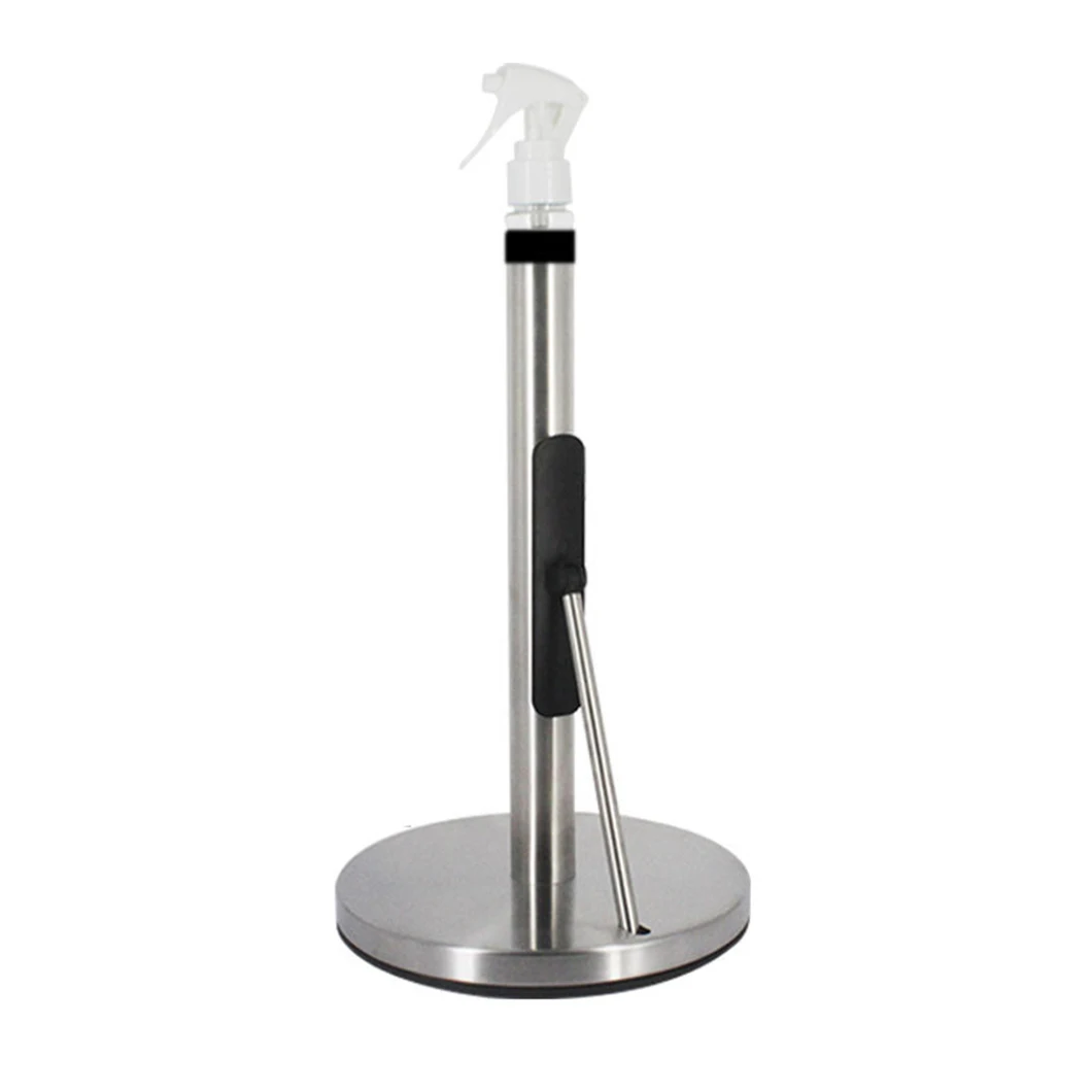 

Привлекательный держатель для бумажных полотенец 2 в 1 с распылителем — матовый черный держатель для бумажных полотенец, столешница и распылитель