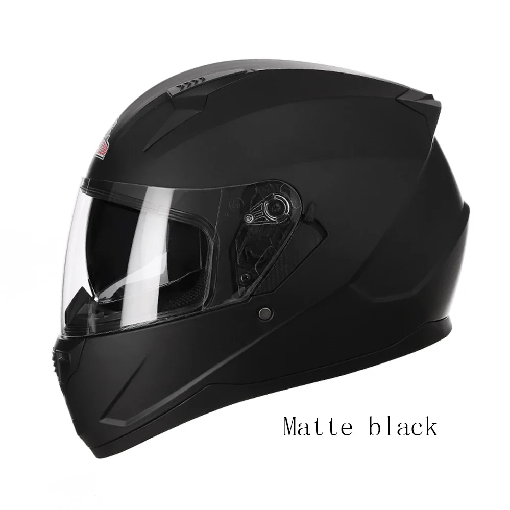 New Professional Racing Full Face Casco Motorcycle Helmet Double Lens Karting Kask Casque Unisex Capacete Moto