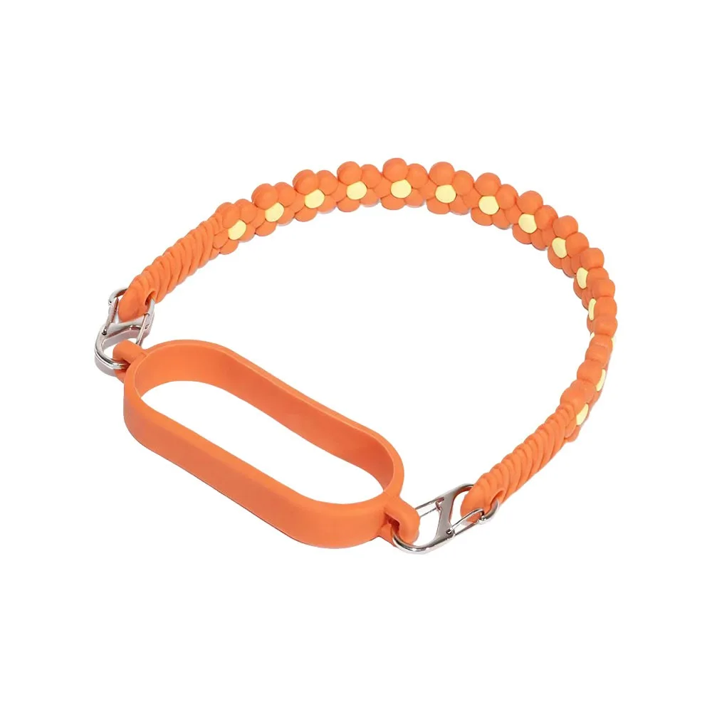 

Five-petaled Flower Silicone Water Bottle Handle Portable Detachable Water Bottle Strap Diameter 5 To 11 Cm for For Water Cup