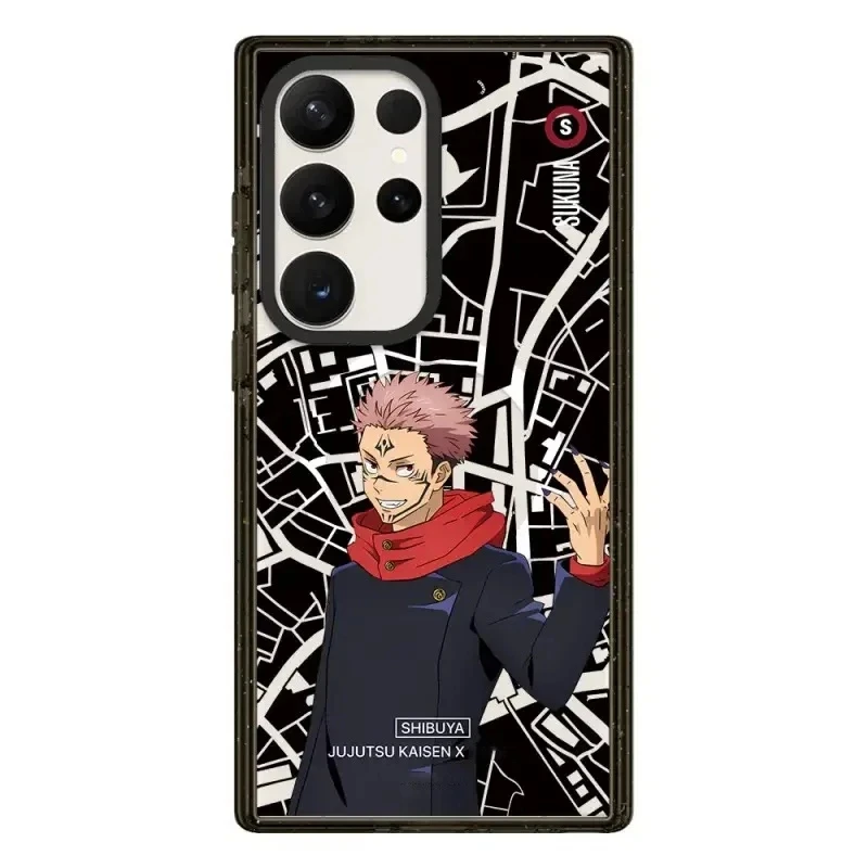 

Anime SHIBUYA Acrylic Black Border Case for Samsung Galaxy S24 S23 S22 Ultra S24+ S23+ S22 Plus Cover Protective Shell