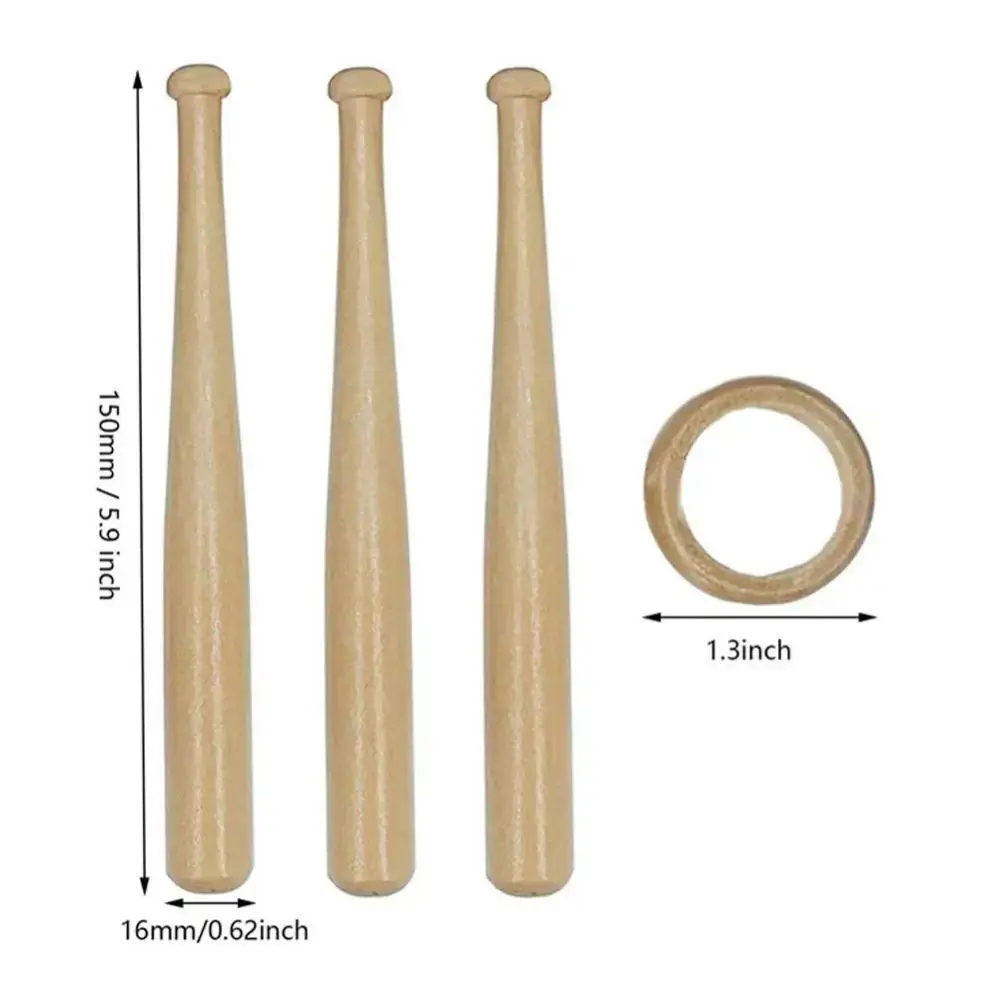 Soporte de béisbol de madera triangular DIY para exhibición - imagen 2