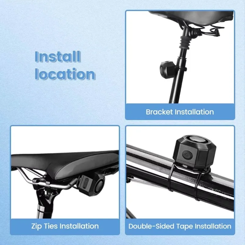 110 дБ беспроводной дистанционный датчик вибрации сигнализация IP65 противоугонная охранная сигнализация двери и окна велосипед мотоцикл