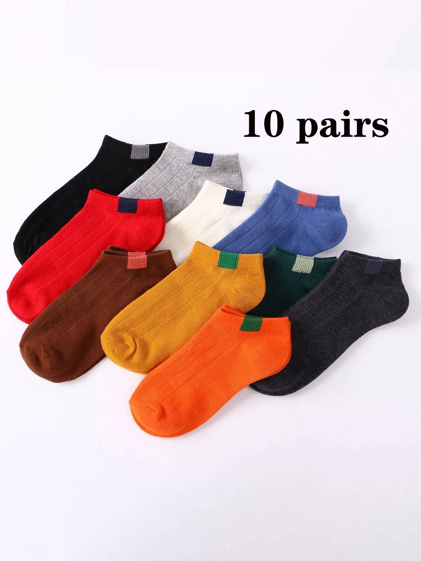 5/10 Pairs kids Low Socks Set With Pattern Fashionable boy girl Casual Versatile Style Comfortable Breathable Short Socks