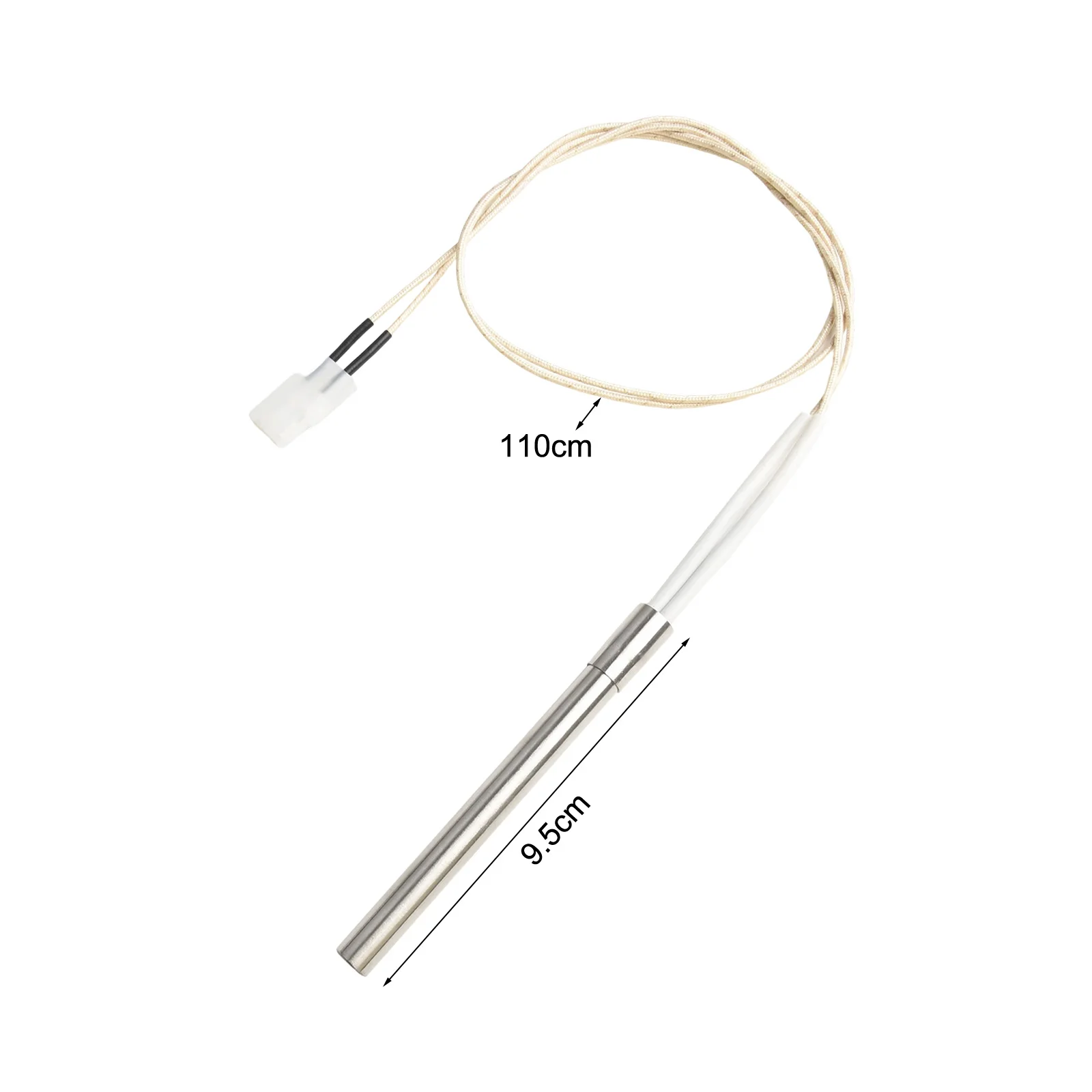 Ignition Rod 1 Pcs Brand New High Quality Silicone White Sleeve Stainless Steel 310S TR 9.5*110 120v 200w L  Ignition