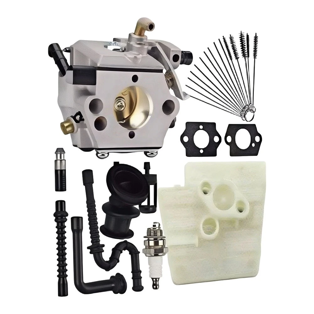Carburetor Replacement with Air Filter Fuel Filter and 2 Carburetor Gaskets for 024 024A 026 MS240 MS260 Chainsaws
