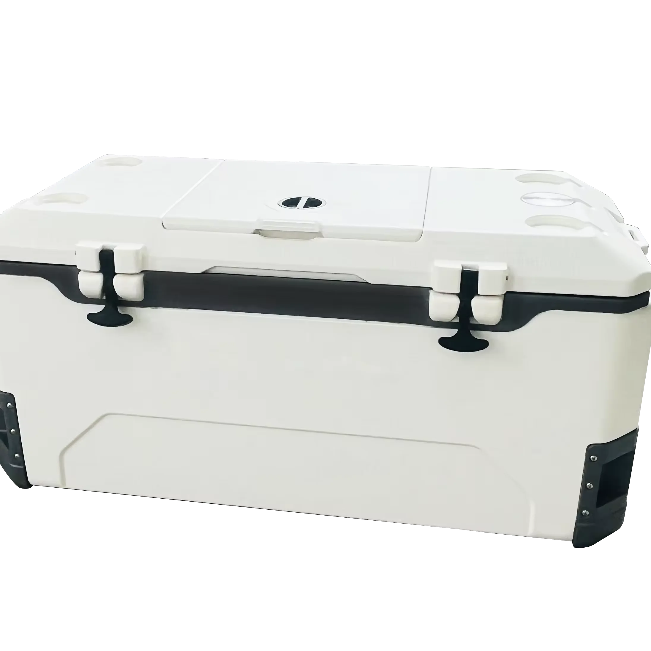 Modern 150L JUMBO PP Ice Chest Food Grade PU Foam Insulated Cooler Box for Fishing & Camping Cans Letter Pattern Wholesale