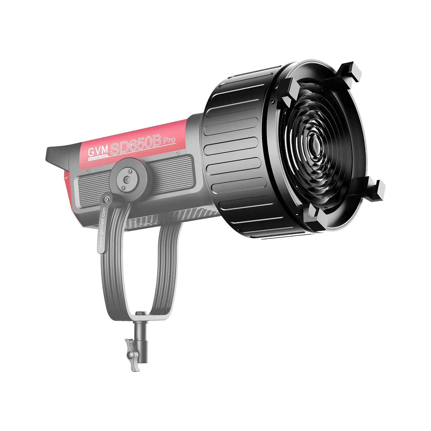 GVM F60 Fresnel Attachment for LED Light Spotlight Brightness Improve