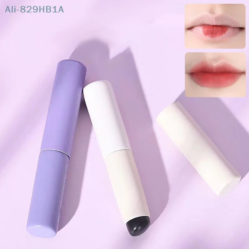 Silikon abgewinkelte Concealer Bürste wie Fingers pitzen q weiche tragbare runde Kopf Silikon Make-up Pinsel Lippen bürste Lippenstift Pinsel