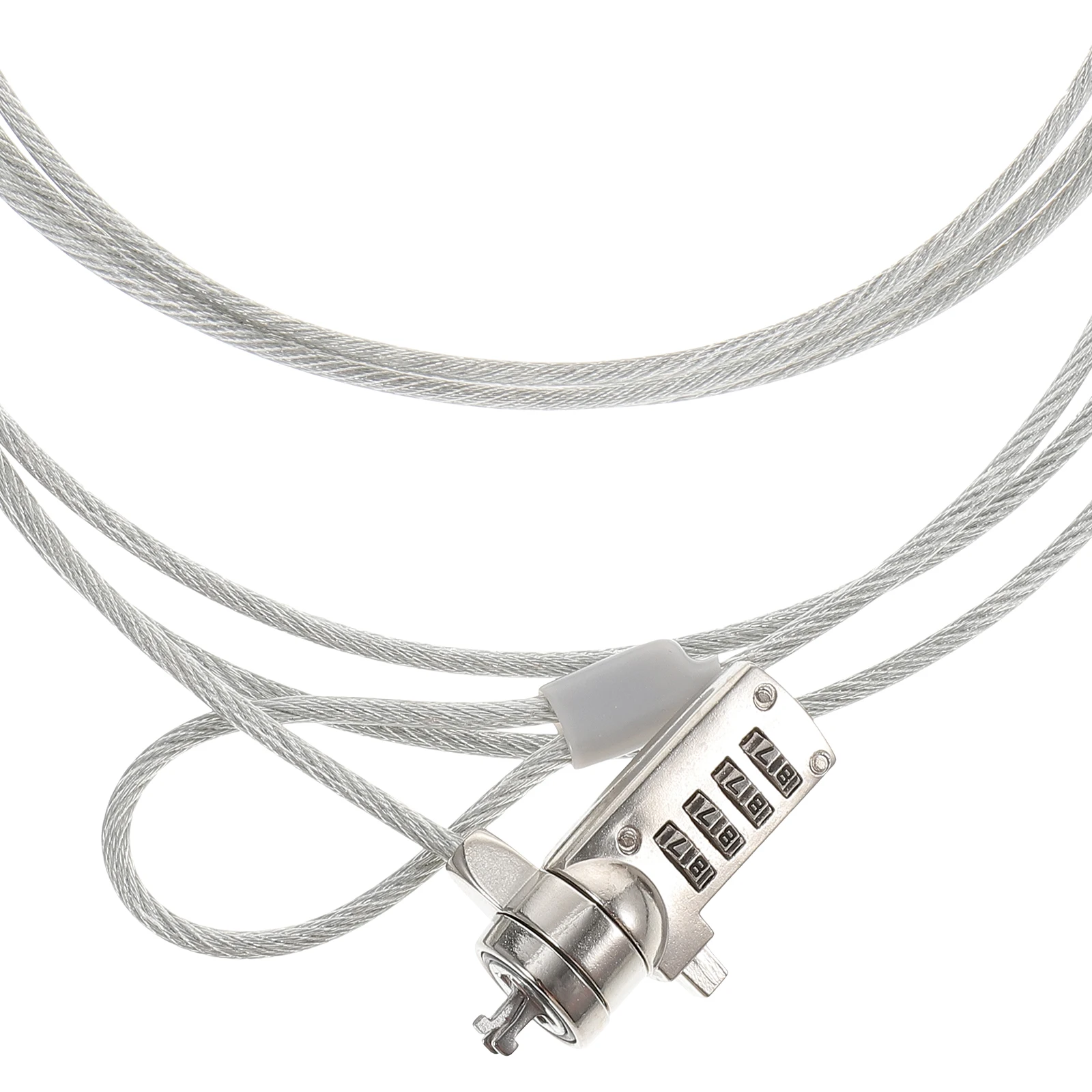 

Wire Rope Laptop Lock 180cm 35mm Thickened Cable Security Monitor Accessory Portable Password Notebook Locking Cable