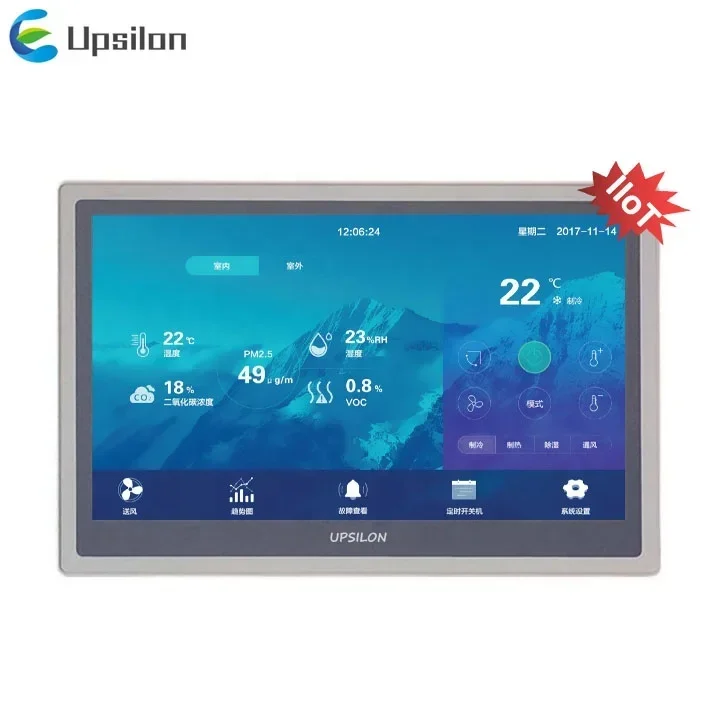 

Eenvoudige Programmering Iiot Rs485 Goedkope Modbus Rtu Hmi Touch Screen Voor Plc