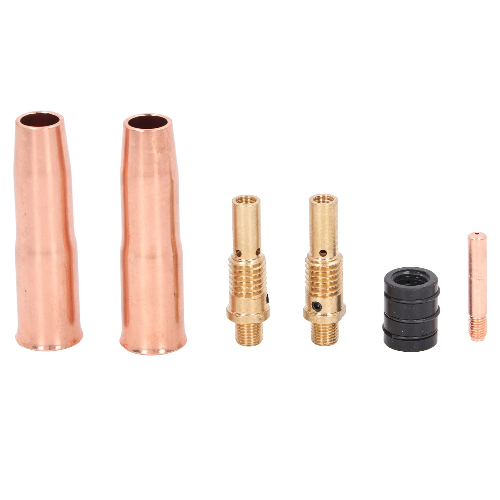 16Pcs MIG Welding Gun Accessory Kit Tip Nozzle Diffuser Adapter Torch Consumables For 200/250 M7