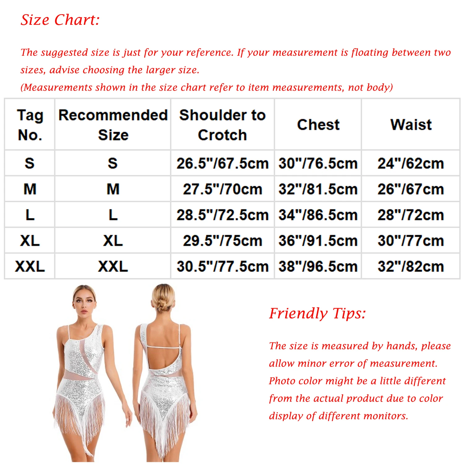 Womens Latin Dance Dress Sparkling Sequin Fringed Performance Training Costume Shoulder Straps Tassel Jazz Ballet Leotard Dress