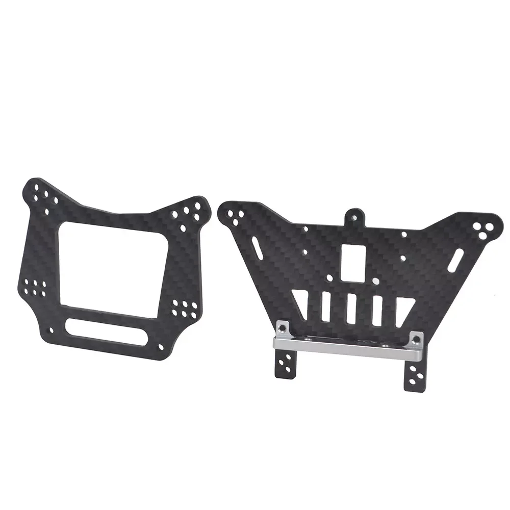 Carbon Front Rear Shock Tower Mounts for Traxxas Slash 2WD Rustler Bandit VXL